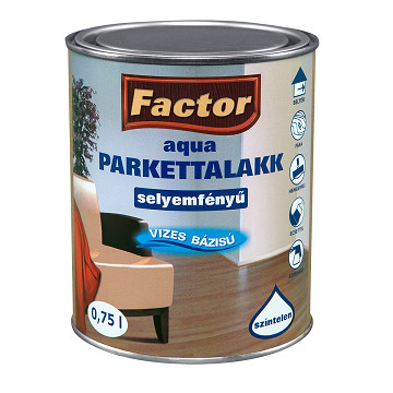 FACTOR Aqua Parkettalakk selyemfényű 0,75 l