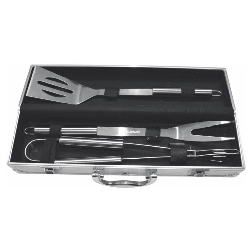 FIELDMANN FZG 9014 Barbecue/grill szett (villa, lapát, fogó) kofferben