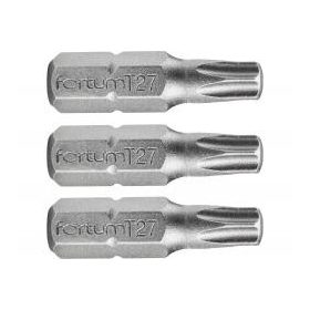   FORTUM Behajtóhegy Torx, S2 acél, T 27*25mm  bliszteren  3 darabos