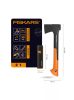 FISKARS X7 kemping fejsze + Xsharp fejsze és késélező  129048