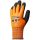 Eurotechnique Eurowinter téli kesztyű, latex tenyér+CSB réteg, narancs, méret: 9