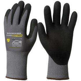   Eurotechnique Eurolite Tenyéren fekete mikrohabosított nitril, méret: 10