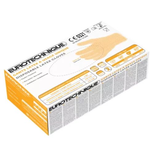 EP Latex vizsgálókesztyű, púderozott, méret: XL