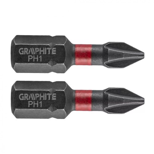 GRAPHITE Csavarhúzó bit  PH1  2db/csom