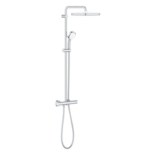 GROHE Tempesta Cosmopolitan System 250 Cube termosztátos zuhanyrendszer fali - króm