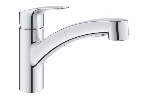 GROHE Eurosmart egykaros mosogatócsaptelep, kihúzható  1/2" - króm