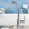 GROHE BauEdge konyhai csaptelep, magasított, C-kifolyóval  1/2" - króm