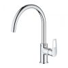 GROHE BauLoop egykaros mosogatócsaptelep, magas C-kifolyó  1/2" - króm