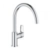 GROHE BauLoop egykaros mosogatócsaptelep, magas C-kifolyó  1/2" - króm