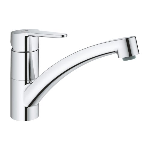 GROHE BauEco egykaros mosogatócsaptelep, alacsony kifolyó  1/2" - króm