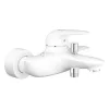 Eurostyle 2015 OHM bath exp egykaros kádtöltő-és zuhanycsap fehér/króm ÁRCSÖKKENTETT