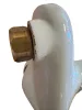 Eurostyle 2015 OHM bath exp egykaros kádtöltő-és zuhanycsap fehér/króm ÁRCSÖKKENTETT