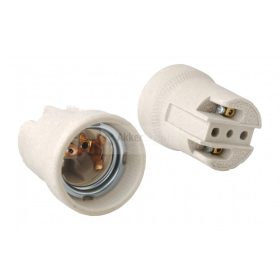 GTV Porcelán foglalat  E27  IP20  100W - fehér