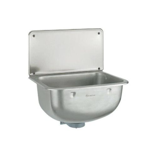 HAAS Adrian rozsdamentes acél falikút (hátfallal, ráccsal)