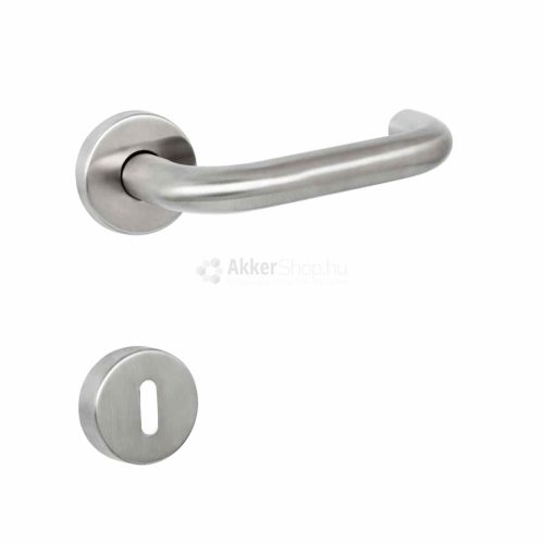 HBZ Real rozsdamentes inox rozettás beltéri kilincs BB zár