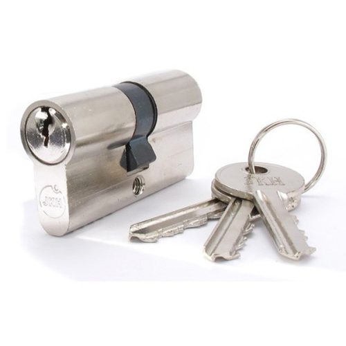 HBZ Cilinderbetét 30*35 mm 3 kulcsos króm