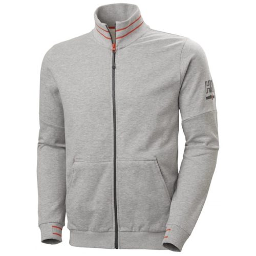 HELLY HANSEN Kensington cipzáras pulóver - szürke, méret: M