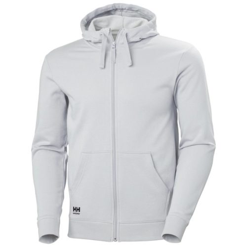 HELLY HANSEN Classic cipzáras kapucnis pulóver - világosszürke, méret: 2XL