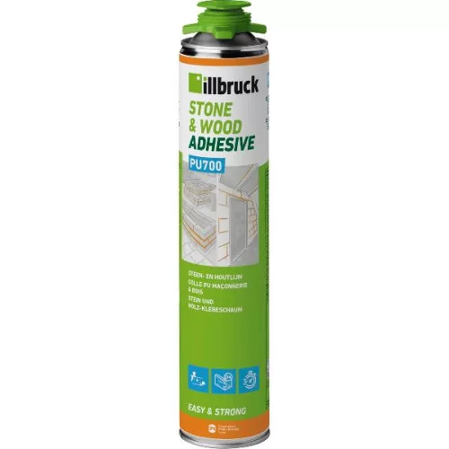 ILLBRUCK PU700 (PU108) tégla, kő és faragasztó pisztolyhab  750ml