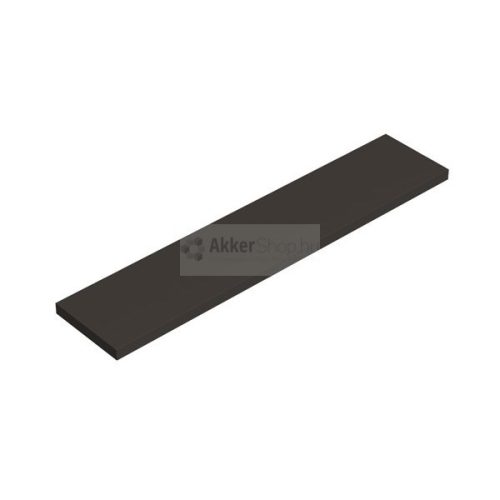 Lebegőpolc 120x25 cm fekete