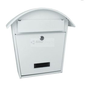 Postaláda ívelt, záras festett fehér - JKH