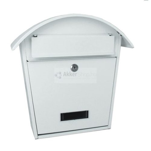 Postaláda ívelt, záras festett fehér - JKH