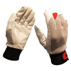 Védőkesztyű bőr tenyér sztreccs GUIDE