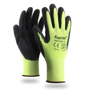 KAPRIOL New Grip védőkesztyű, sárga/fekete, méret: 10  BLISZTERES