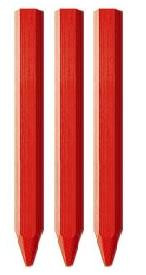 KAUFMANN Kréta speciális, hideg/meleg acélhoz, fához, piros  3db