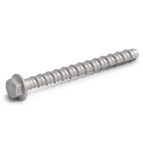 Betoncsavar 8x75mm hatlapfejű, horganyzott, furat:6mm