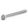 Betoncsavar 8x75mm hatlapfejű, horganyzott, furat:6mm