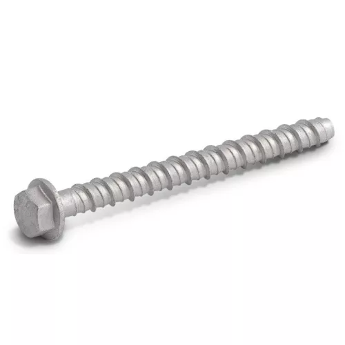 Betoncsavar 8x75mm hatlapfejű, horganyzott, furat:6mm