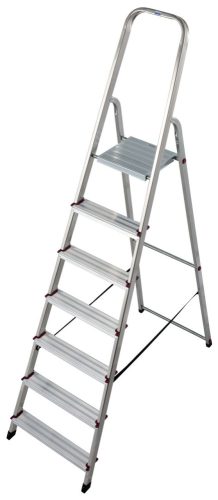 Corda alu háztartási létra 1x7 fokos