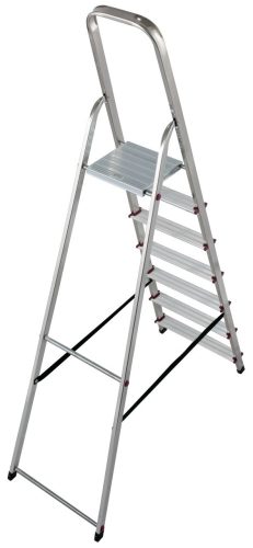 Corda alu háztartási létra 1x7 fokos