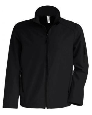 KARIBAN férfi Softshell dzseki, méret: M - fekete