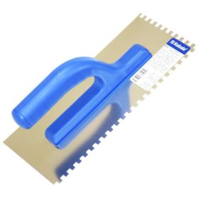   Kubala Rozsdamentes simító 130*270 mm műanyag nyéllel, fogazás 6*6 mm