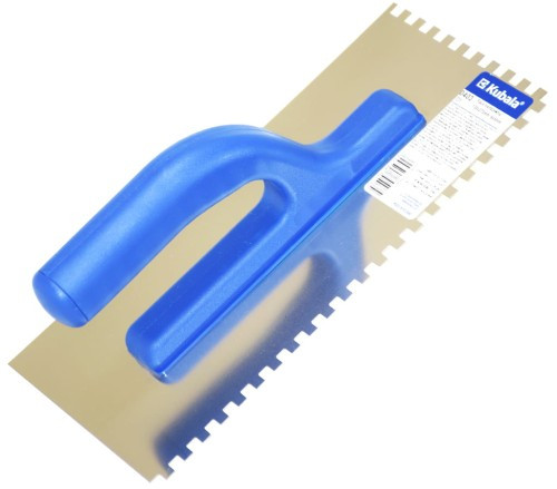 Kubala Rozsdamentes simító 130*270 mm műanyag nyéllel, fogazás 6*6 mm