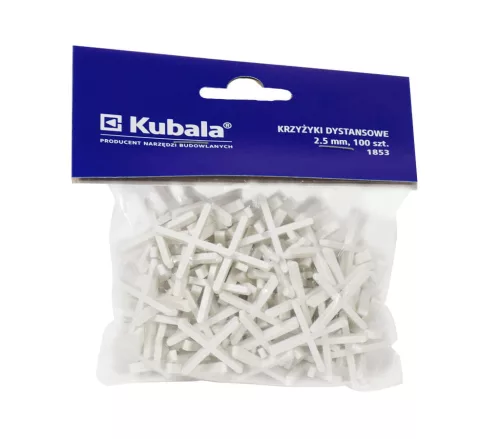 KUBALA Fugakereszt, 2,5 mm, 100 db/csom