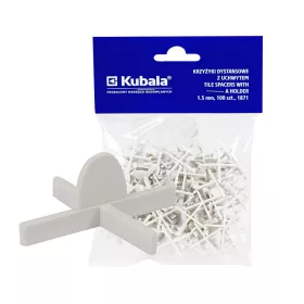 KUBALA Fugakereszt markolattal, 1,5 mm, 10 db/csom