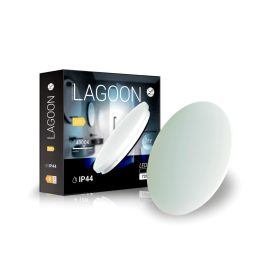   LAGOON Skinande kerek mennyezeti lámpa  IP44  24W  320mm - natúr fehér   BHLSK24