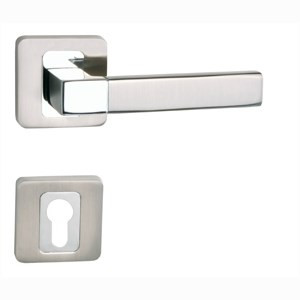 Maestro Basic FLORIDA króm-szatén nikkel négyzetrozettás PZ zár