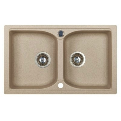 MARMORIN Lukka 2 medencés mosogató - Sand  ÉRTÉKCSÖKKENTETT