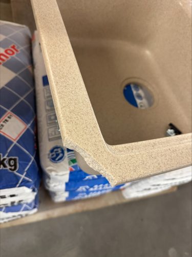 MARMORIN Lukka 2 medencés mosogató - Sand  ÉRTÉKCSÖKKENTETT