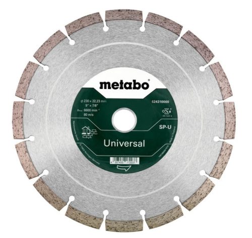 METABO SP  gyémánt darabolótárcsa  U  230*22,23mm