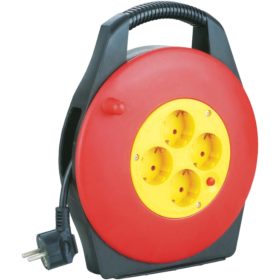 Kábeldob 4-es  H05VV-F 3*1,5mm2  10m