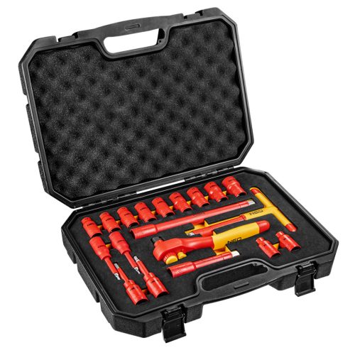 Neo Tools Dugókulcskészlet, 1/2", 1000V, szigetelt 19db