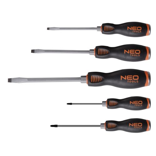 Neo Tools Csavarhúzó készlet, üthető 5db, S2