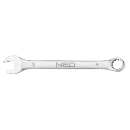 Neo Tools Csillag-villáskulcs 9 x 130mm, CrV, DIN3113