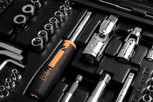 NEO Dugókulcs készlet +szerszámkészlet  1/4" - 3/8" - 1/2" 233db
