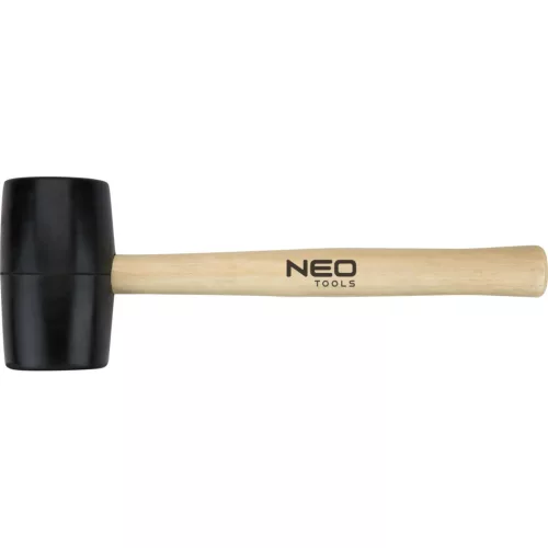 Neo Tools Gumikalapács 72mm 900g, keményfa nyél